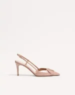 Valentino VLogo Signature Patent Leather Slingback Pump 80Mm